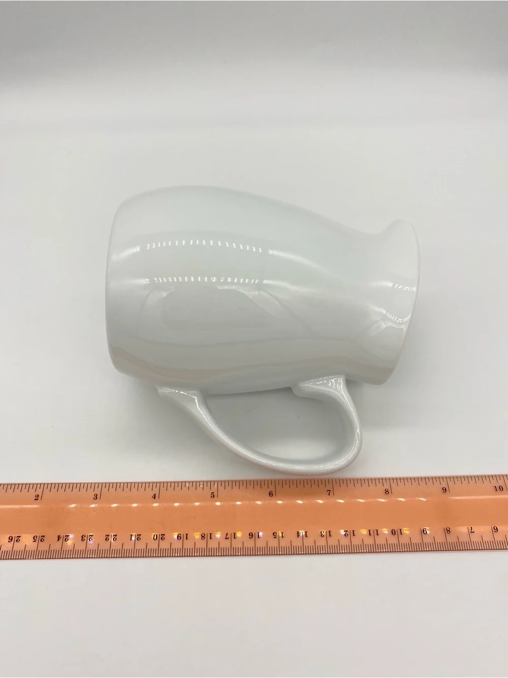 Classic White Ceramic Creamer Pitcher Farmhouse Kitchen Serving Jug